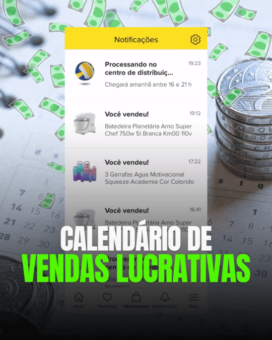 Calendario de Vendas Lucrativas