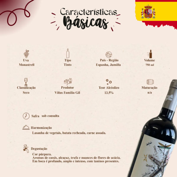 Vinho Tinto Monastrell Espanhol - 750ml