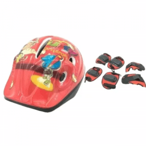 Kit protecao radical infantil - VERMELHO