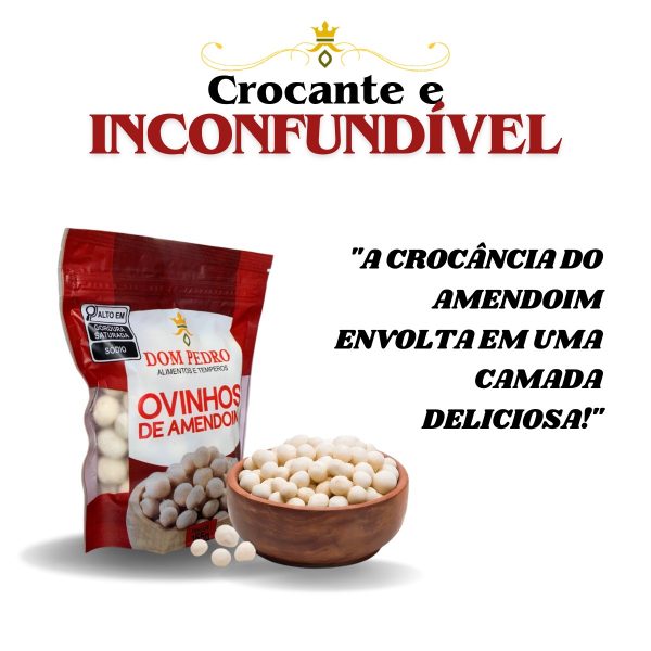 Ovinhos De Amendoim Dom Pedro Pacote 150g - Imagem 5