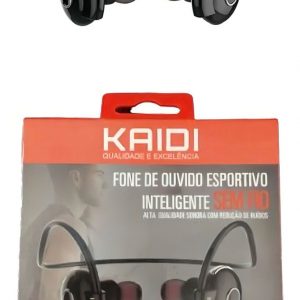 Condução Óssea Fone De Ouvido Esportivo Sem Fio Bluetooth Cor Preto KD903