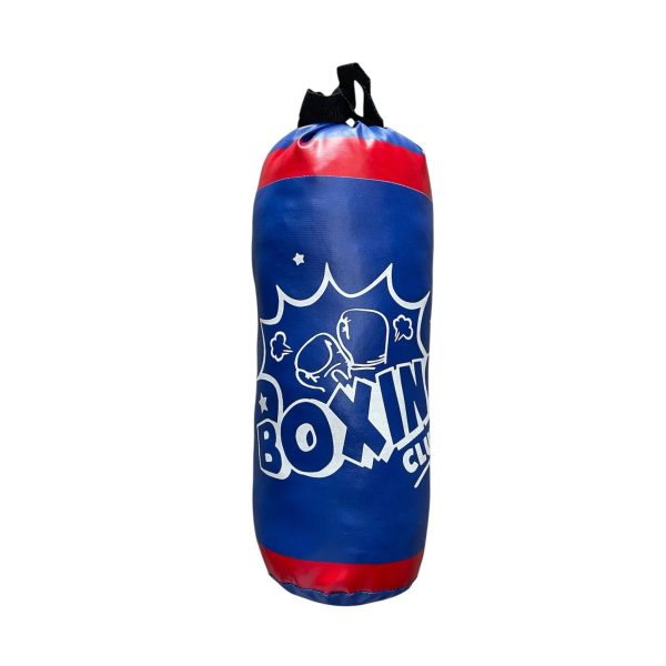 Saco De Pancada Boxe Infantil Crianças + Luva Boxe Brinquedo Azul - Imagem 6