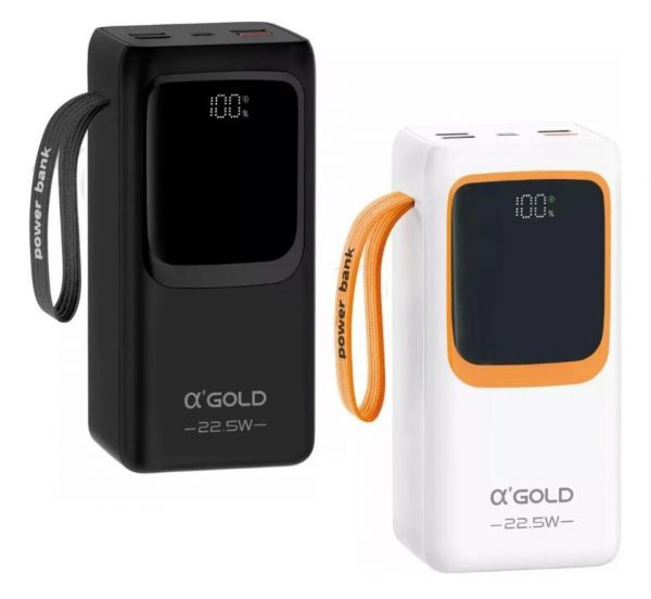 Carregador Portátil Universal Power Bank 50.000mah Anatel Preto
