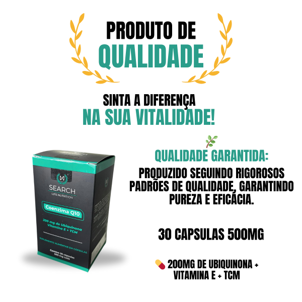 Coenzima Q10 - Energia e Longevidade Celular - Imagem 10
