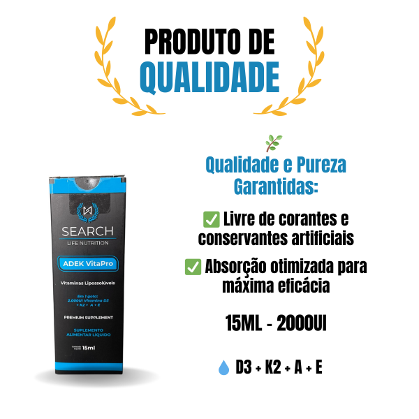 ADEK VitaPro - Vitaminas Lipossolúveis para Saúde Completa - Imagem 9