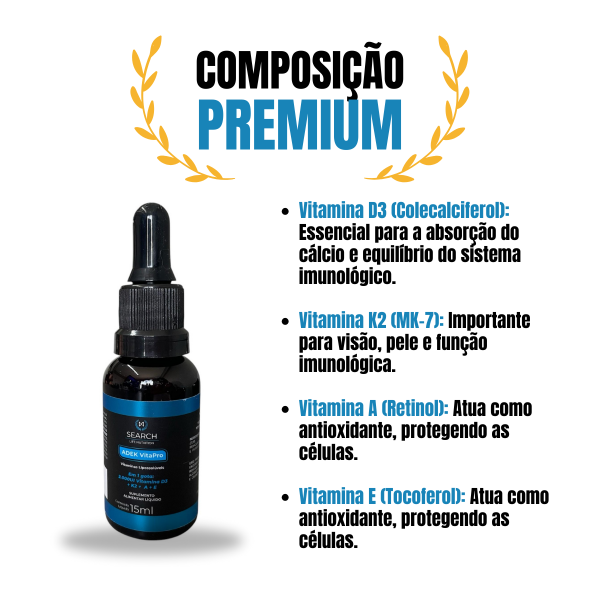 ADEK VitaPro - Vitaminas Lipossolúveis para Saúde Completa - Imagem 4