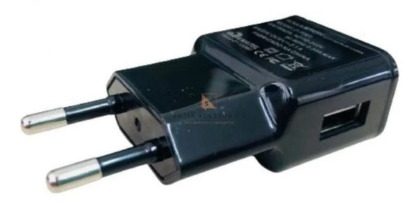Carregador Plug Usb Tomada 2.1a Fonte Carga Rápida Celular Cor Preto