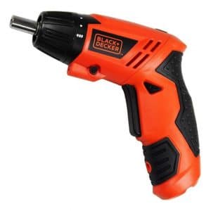 Parafusadeira a Bateria Black Decker 4.8V, Modelo KC4815B, Com 16 Acessórios para Ferramentas, Bivolt