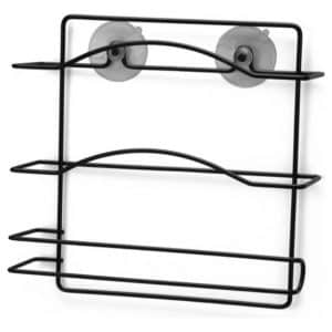 Suporte 3 Rolos De Papel/aluminio Preto Ventosa Arthi