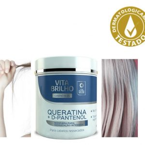 Máscara De Hidratação Queratina+d-pantenol 500g Vita Brilho