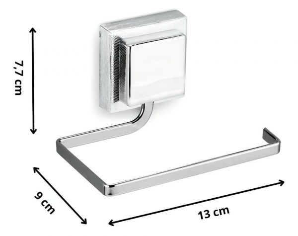 Porta Papel Higienico Piatina Cromado - Imagem 2