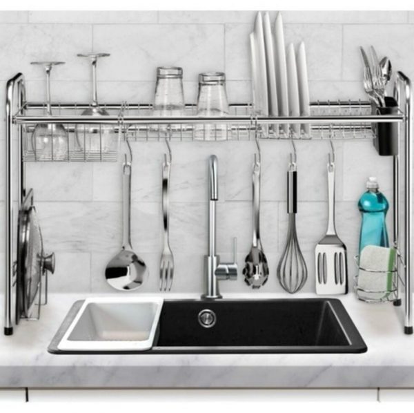 Rack Organizador de Pia Cromado - - Imagem 3