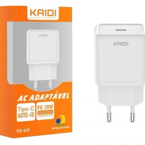 Carregador Fonte Tipo C Pd 20w Turbo Para iPhone Samsung