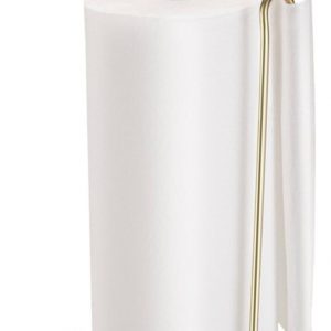 Suporte Para Rolo De Papel Toalha P/ Mesa Cozinha Premium Cor Dourado