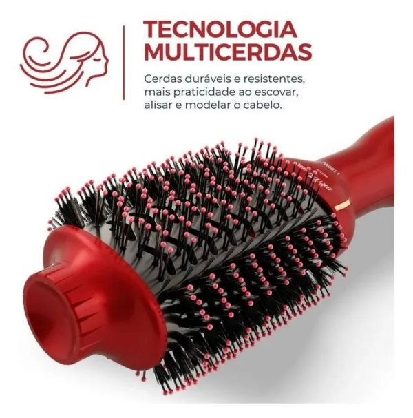 Escova Secadora Alisadora Modeladora Britânia 1300w Bilvolt - Imagem 2