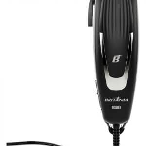 Cortador De Cabelos Britânia Bcr03 9 Acessórios 18w Cor Preto 110v