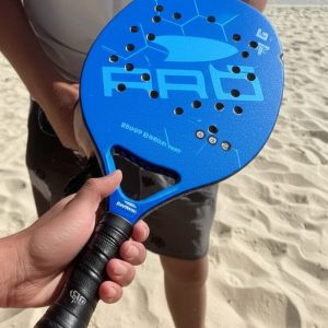 Raquete Beach Tennis Profissional 100% Carbono Leve Resistente 325g