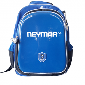 Mochila Estampada Estrela Do Futebol Neymar Jr Azul