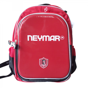 Mochila Estampada Estrela Do Futebol Neymar Jr Vermelha
