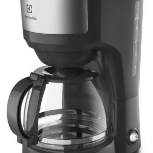 Cafeteira Elétrica ECM20 30 Xícaras Efficient Função Manter Aquecido Cor Inox Preta Electrolux 110V