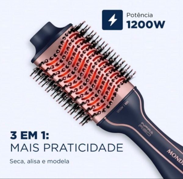 Escova Mondial Es-01 Infrared Bivolt Super Potente BIVOLT - Imagem 7