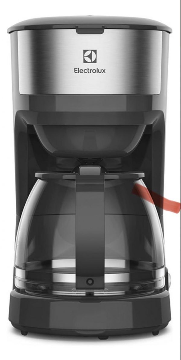 Cafeteira Elétrica ECM20 30 Xícaras Efficient Função Manter Aquecido Cor Inox Preta Electrolux 110V - Imagem 4