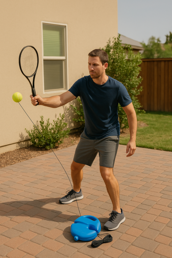 Bola De Tenis Treinador E Conjunto Tênis Novo Para Ar Livre - Imagem 12