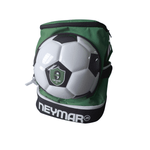 Mochila Estampada Estrela Do Futebol Neymar Jr Com jogo Verde e Preta