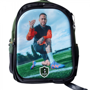 Mochila Estampada Estrela Do Futebol Neymar Jr Exclusiva