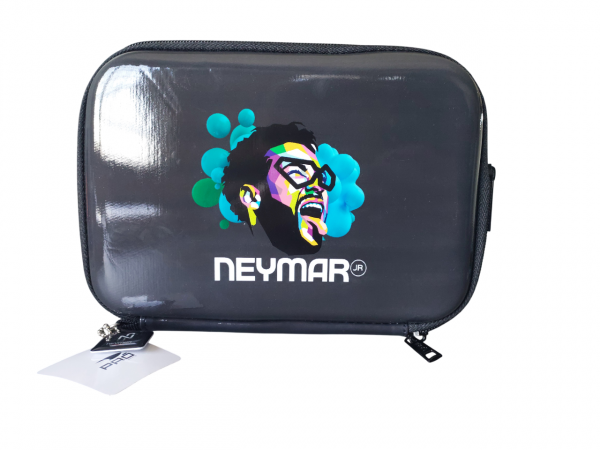 Bolsa De Lápis Esportiva Football Star Neymar Bolsa De Lápis CINZA