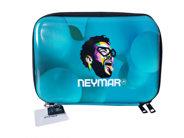 Bolsa De Lápis Esportiva Football Star Neymar Bolsa De Lápis AZUL