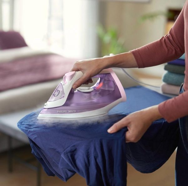 Ferro A Vapor Série 3000 Dst3010 Branco Rosa 1400w Philips Walita 110V - Imagem 8