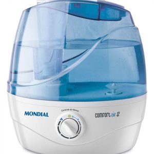Umidificador De Ar Ultrassônico Mondial Comfort Air 2 Nua-02 Cor Branco e Azul BIVOLT