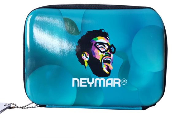 Bolsa De Lápis Esportiva Football Star Neymar Bolsa De Lápis AZUL - Imagem 9