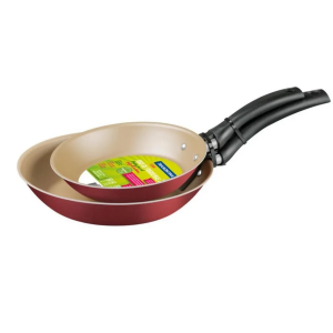 Jogo De Frigideiras 2 Peças Tramontina Em Alumínio Antiaderente