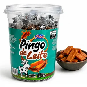Doce Pingo De Leite 500g Paluti (pote Com 50 Unidades)