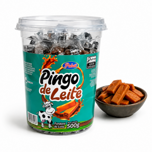 Doce Pingo De Leite 500g Paluti (pote Com 50 Unidades)