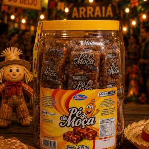 Doce Pé de Moça Paluti 40 Unidades Sem Glúten Amendoim e Leite Condensado ideal para festa junina e eventos