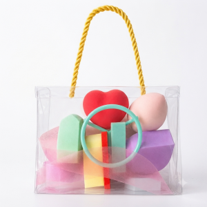 kit 10 ESPONJAS DE MAQUIAGEM E SUPORTE